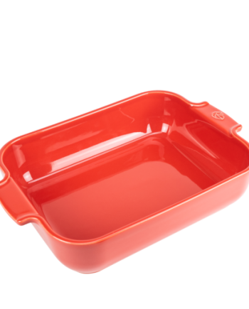 Peugeot Keramische Ovenschaal Rechthoekig Rood 27cm