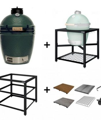 Big Green Egg Large of Medium in Modulaire Tafelsetting
