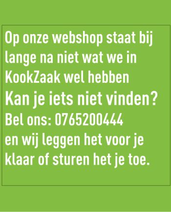 Kan je iets niet vinden?