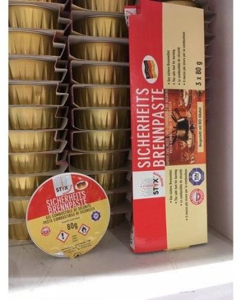 Brandpasta 3 kuipjes voor Fonduebrander